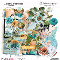 Colorful freshness Elements