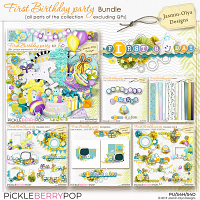 First Birthday Party - Bundle (Jasmin-Olya Designs)