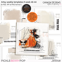 Artsy weekly templates - week 40-44 (October)