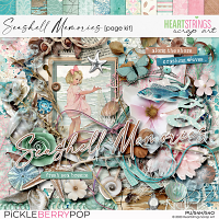 Seashell Memories Page Kit