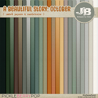 A Beautiful Story: October Ombré Papers & Cardstocks by JB Studio