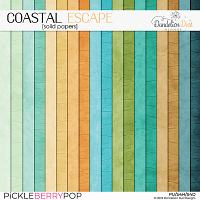 Coastal Escape: Solid Papers