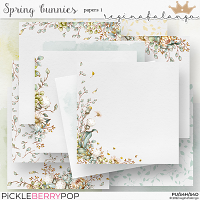 SPRING BUNNIES PAPERS 1