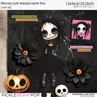 Ghouls Just Wanna Have Fun Mini Kit by Chunlin Designs