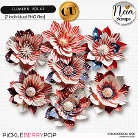 Flowers VOL44 - CU - by Neia Scraps