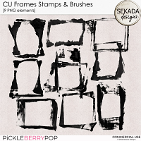 CU frames stamps & brushes by Sekada Designs 