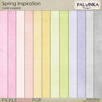 Spring Inspiration Solid Papers