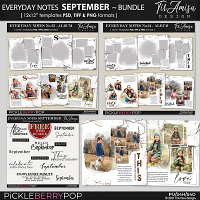 Everyday Notes September 2021 Bundle ~ Templates 