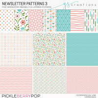 Newsletter Layered Patterns 3 (CU)