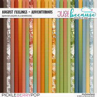 August Feelings - Adventurous Special Papers & Cardstocks by JB Studio