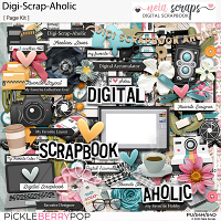 Digi-Scrap-Aholic - Page Kit - by Neia Scraps