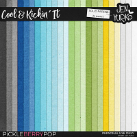 Cool and Kickin' It Solid Papers