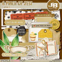 A Pinch Of Zest Collage Bits by JB Studio