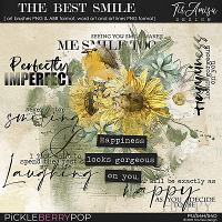 The Best Smile ~ brushes and word art