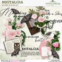 Nostalgia Clusters and Word Arts by Indigo Designs by Anna