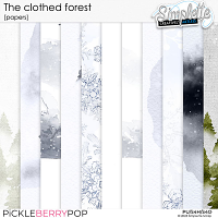 The clothed Forest (papers) by Simplette