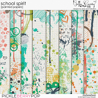 School Spirit Painted Papers