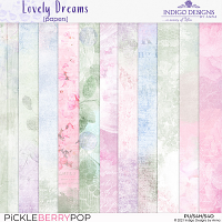 Lovely Dreams Papers Pack by Indigo Designs by Anna 