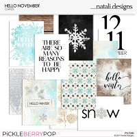 Hello November Journaling Cards