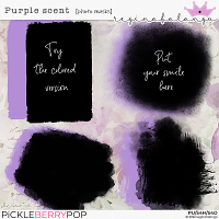 PURPLE SCENT PHOTO MASKS 