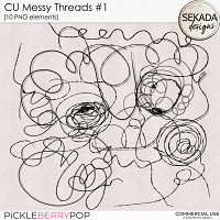 CU Messy Threads #1 by Sekada Designs