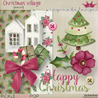 Christmas Village Mini Kit by Reginafalango