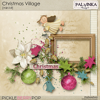 Christmas Village Mini Kit by Palvinka Designs