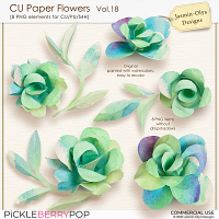 CU Paper Flowers Vol.18 (Jasmin-Olya Designs)