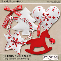 CU Holiday Red and White