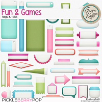 Fun & Games Tags and Tabs 