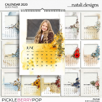 2020 Calendar Quick Pages