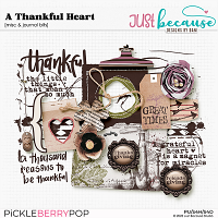 A Thankful Heart Misc & Journal Bits by JB Studio