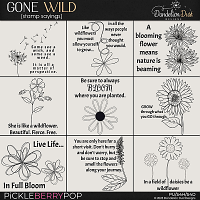 Gone Wild: Stamp Sayings