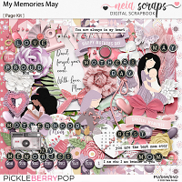 My Memories May - Page Kit - by Neia Scraps