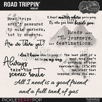 Road Trippin' [Word Art] by Cindy Ritter