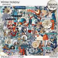 Winter Holiday [elements] by Sekada Designs