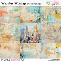 Wander Woman Mixed Media Papers