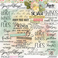 You Gave Me Wings: WordArt