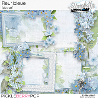 Fleur Bleue (clusters) by Simplette