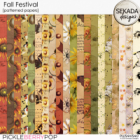 Fall Festival [patterned papers] by Sekada Designs 