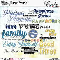 Shiny, Happy People-Word art