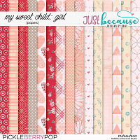 My Sweet Child {Girl} Papers by JB Studio