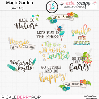 Magic Garden - Word Art - by Neia Scraps & JB Studio