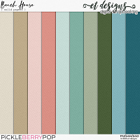 Beach House Solid Papers by et designs