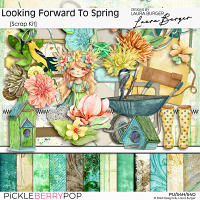 Looking Forward to Spring Scrap Kit - Designs by Laura Burger