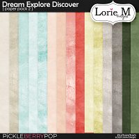 Dream Explore Discover Paper Pack 2