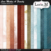 Love Makes A Family Paper Pack 1