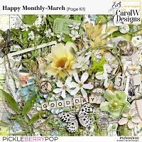 Happy Monthly-{March} Page Kit