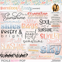 Barefoot & Breezy: WordArt