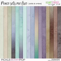 Peace sets me free Solids & Ombre